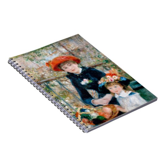 Renoir "Two Sisters (On the Terrace)" Notizblock (Rechte Seite)