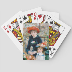 Renoir "Two Sisters (On the Terrace)" Spielkarten