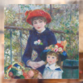 Renoir Two Sisters Terrasse Französischer Impressi Fensteraufkleber (Blatt 2)