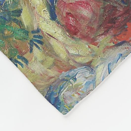 Renoir Two Sisters Terrasse Französischer Impressi Fleecedecke (Ecke)