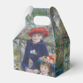 Renoir Two Sisters Terrasse Französischer Impressi Geschenkschachtel (Rückseite)