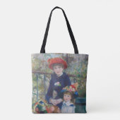Renoir Two Sisters Terrasse Französischer Impressi Tasche (Rückseite)