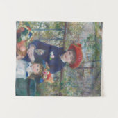 Renoir Two Sisters Terrasse Französischer Impressi Wandteppich (Vorderseite (Horizontal))