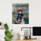 Renoir Two Sisters Terrasse Impressionismus Malere Poster (Heimbüro)