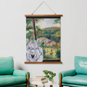 Renoir Umgebungen von Briey und dem Extravaganten Wandteppich Mit Holzrahmen