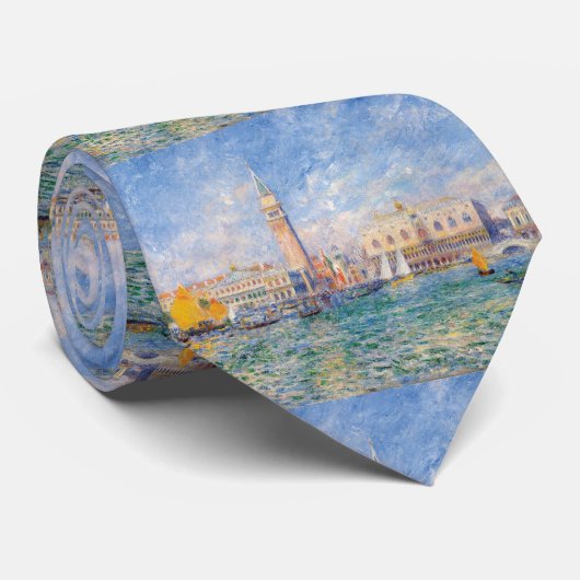 Renoir, “ Venice - The Doge’s Palace ” Krawatte (Gerollt)
