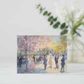 Renoir Vintag Postkarte (Stehend Vorderseite)