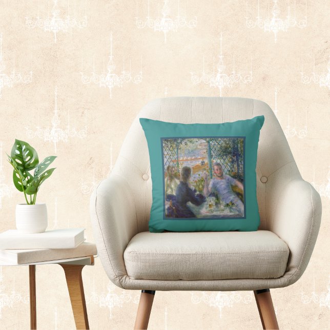 Renoir Vintage Kunst - Mittagessen im Restaurant F Kissen (Von Creator hochgeladen)