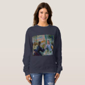 Renoir Vintage Kunst - Mittagessen im Restaurant F Sweatshirt (Vorne ganz)