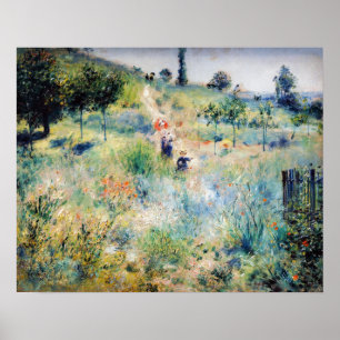 Renoir - Weg durch hohes Gras Poster
