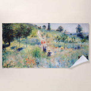 Renoir - Weg durch hohes Gras Strandtuch