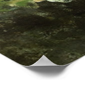 Renoir, Willows und Figuren in einem Boot Poster (Ecke)