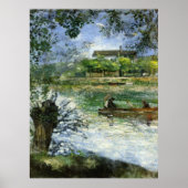 Renoir, Willows und Figuren in einem Boot Poster (Vorne)