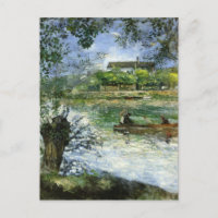 Renoir, Willows und Figures in einem Boat Magnet