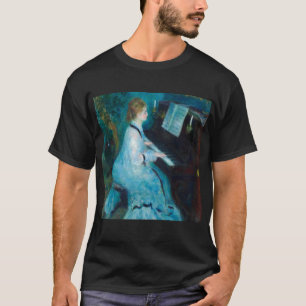 Renoir Woman Piano Musiker T-Shirt