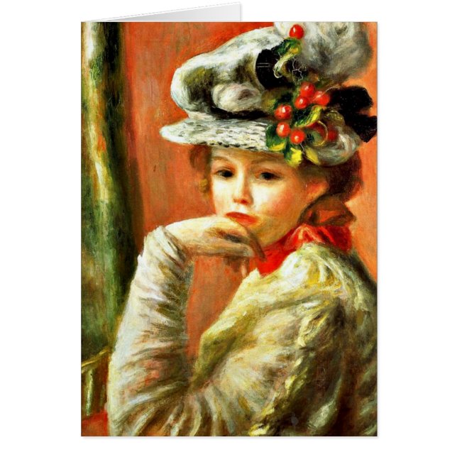 Renoir - Young Girl in a White Hat (Vorne)