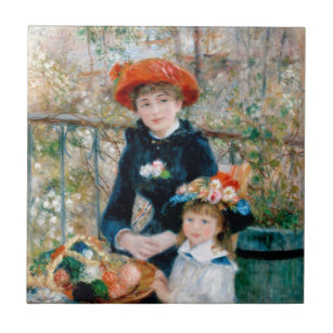 Renoir "zwei Schwestern (auf der Terrasse) " Fliese