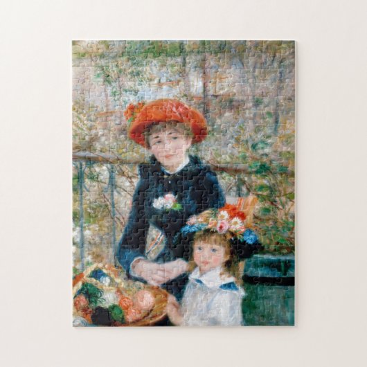 Renoir "zwei Schwestern (auf der Terrasse) " Puzzle (Vertikal)