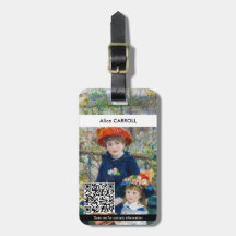 Renoir - Zwei Schwestern auf der Terrasse - QR-Cod