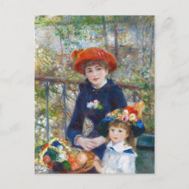 Renoir Zwei Schwestern auf einer Terrasse CC0402 P Postkarte