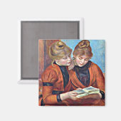 Renoir: Zwei Schwestern Magnet (Vorderseite/Rückseite)