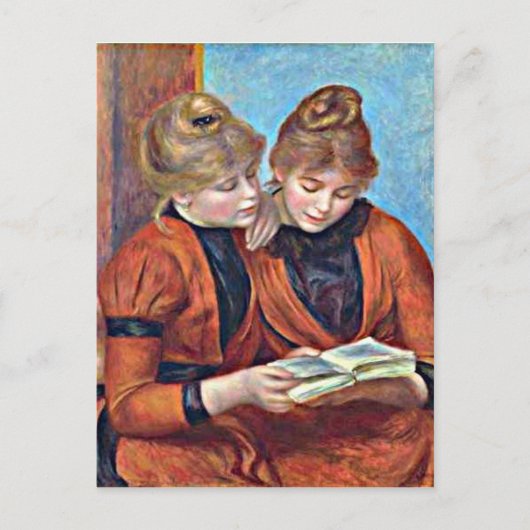 Renoir - zwei Schwestern Postkarte (Vorderseite)