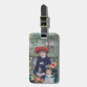Renoir Zwei Schwestern Terrasse Französischer Impr Gepäckanhänger