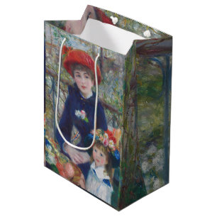 Renoir Zwei Schwestern Terrasse Französischer Impr Mittlere Geschenktüte