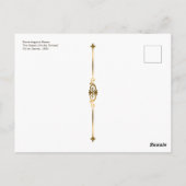 Renoir zwei Sistes auf der Terrasse Kunstwerk Postkarte (Rückseite)