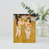 Renoir's Acrobats am Cirque Fernando (1879) Einladung (Stehend Vorderseite)