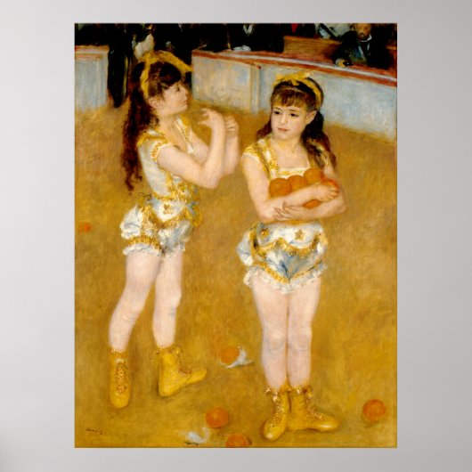Renoir's Acrobats beim Cirque Fernando (1879) Poster (Vorne)