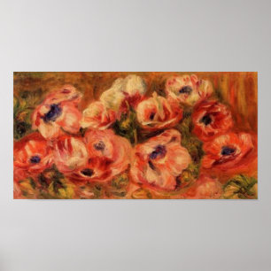 Renoirs Anemonen-Stillleben Poster