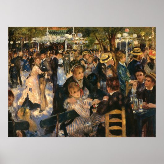 Renoir's Bal du de la Galette (1876) Poster (Vorne)