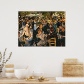 Renoir's Bal du de la Galette (1876) Poster (Küche)