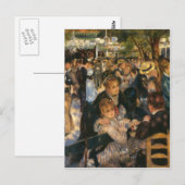 Renoir's Bal du de la Galette (1876) Postkarte (Vorne/Hinten)