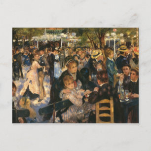 Renoirs Bal du moulin de la Galette (1876) Postkarte