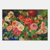 Renoir's berühmtes Kunstwerk verpackt Papierblätte Geschenkpapier Set (Vorderseite 3)