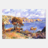 Renoir's berühmtes Kunstwerk verpackt Papierblätte Geschenkpapier Set (Vorderseite 2)