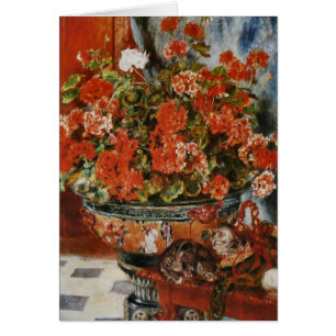 Renoirs Blumen und Katzen