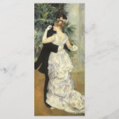 Renoir's City Dance Wedding Program Programm (Rückseite)