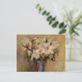 Renoirs ein Vase Fliedern und Rosen Postkarte (Stehend Vorderseite)