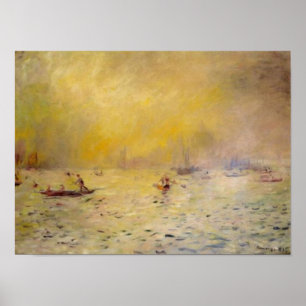 Renoirs eine Ansicht von Venedig-Nebel Poster