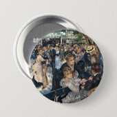 Renoir's Le Moulin de la Galette Button (Vorne & Hinten)