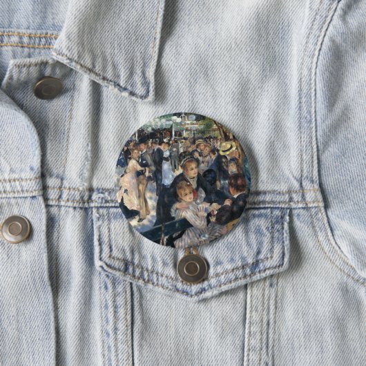 Renoir's Le Moulin de la Galette Button (Beispiel)