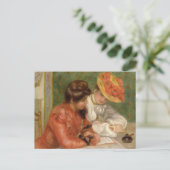 Renoir's Letter Writer Postkarte (Stehend Vorderseite)