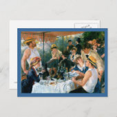 Renoir's Luncheon of the Boating Party (1881) Einladungspostkarte (Vorne/Hinten)