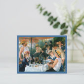 Renoir's Luncheon of the Boating Party (1881) Einladungspostkarte (Stehend Vorderseite)