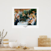 Renoir's Luncheon of the Boating Party (1881) Poster (Küche)
