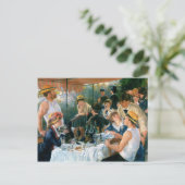 Renoir's Luncheon of the Boating Party (1881) Postkarte (Stehend Vorderseite)