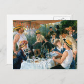 Renoir's Luncheon of the Boating Party (1881) Postkarte (Vorne/Hinten)
